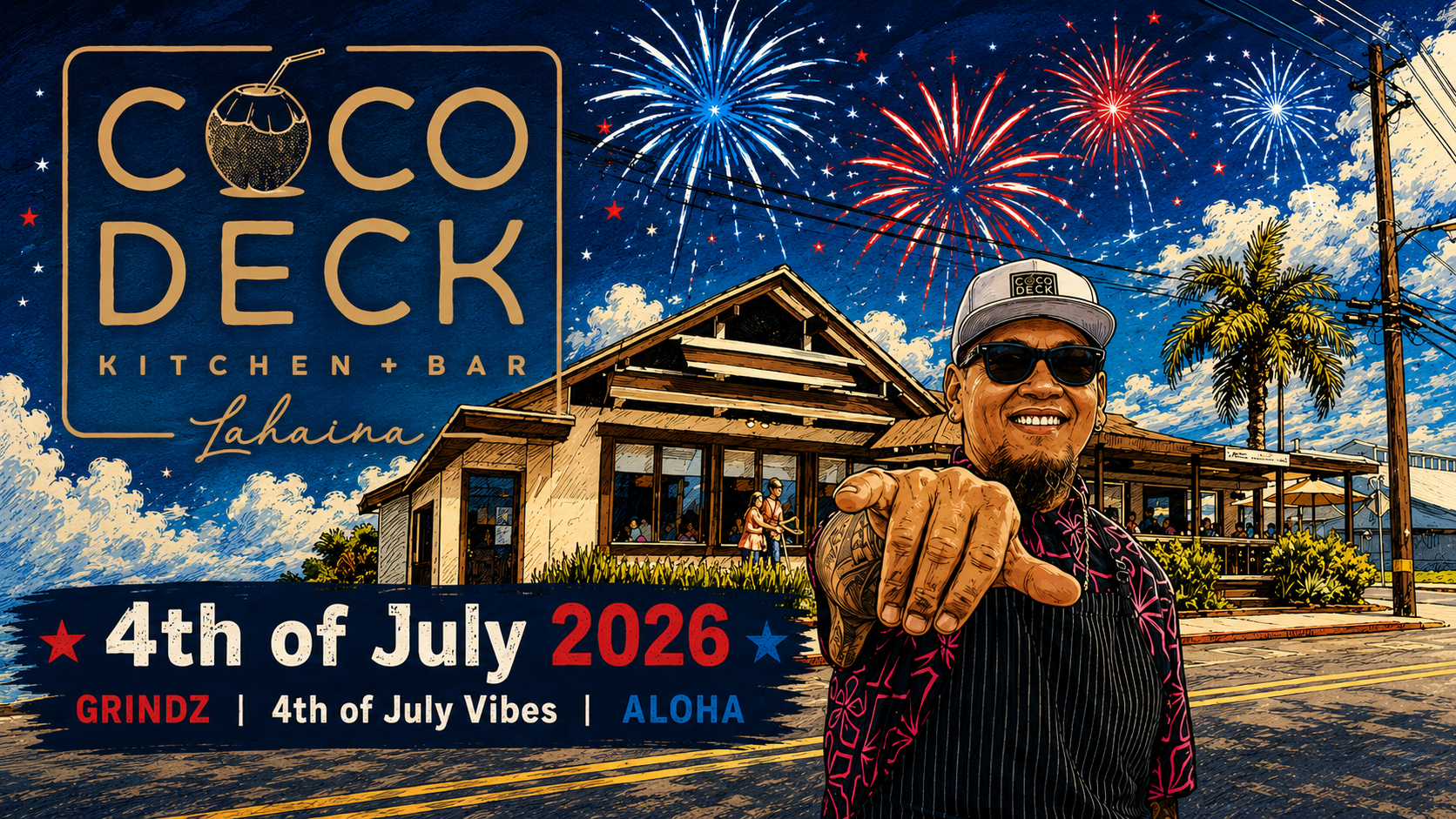 cocoha　1/10午後配達 Coco Deck Lahaina | Kitchen + Bar